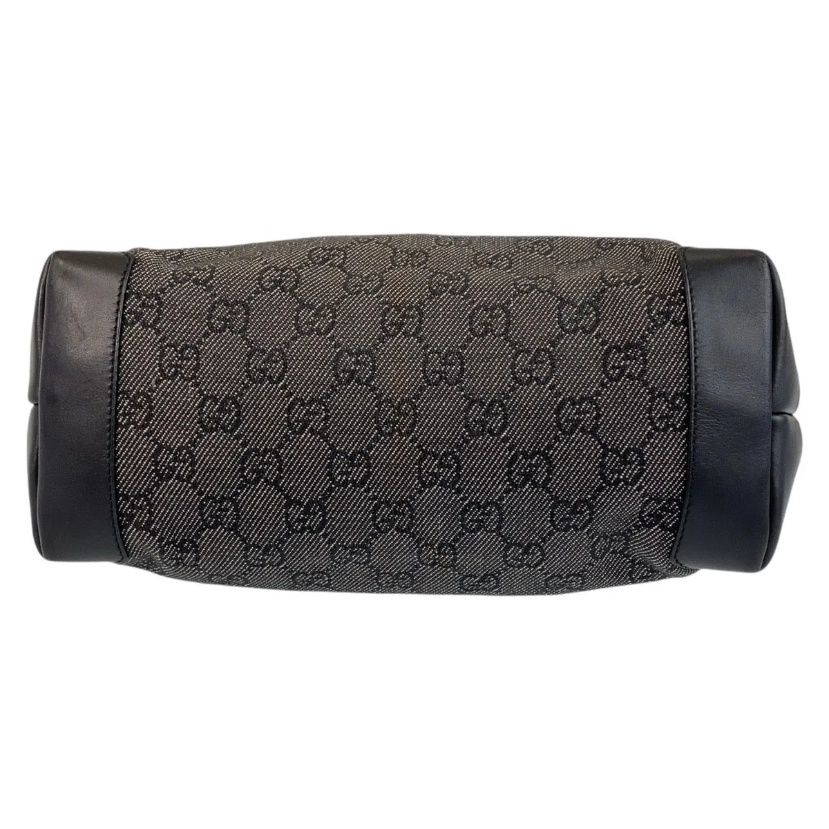 GUCCI Tote Bag 28893 GG canvas, leather Black black Tote Bag Shoulder Bag Women Used