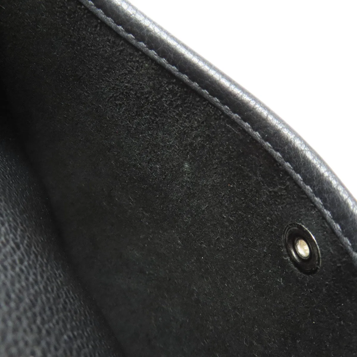 HERMES Shoulder Bag Taurillon Clemence black Evelyn 3 PM SilverMetal
