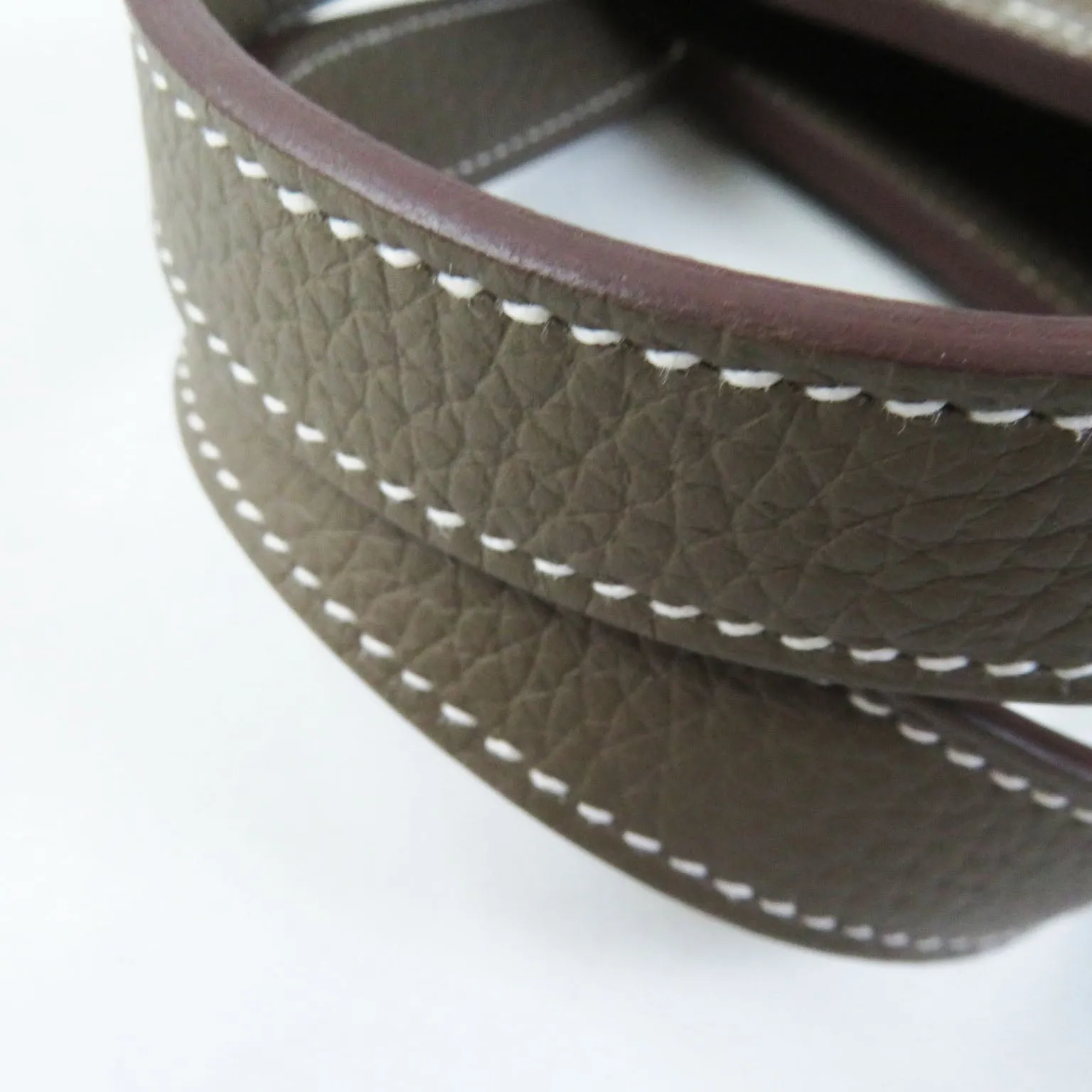 HERMES Shoulder Bag Taurillon Clemence Etope Arzan 31 Women Used