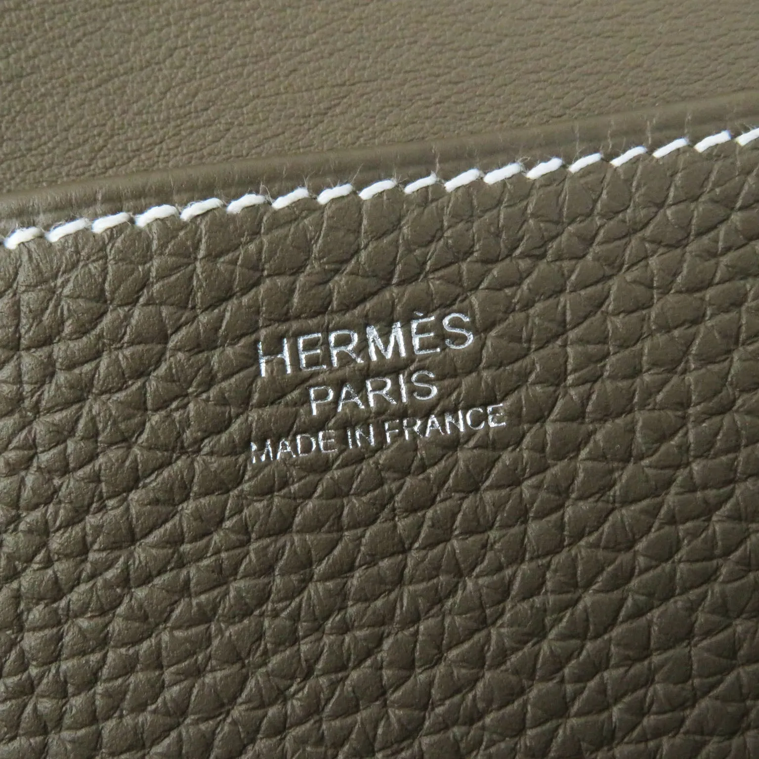 HERMES Shoulder Bag Taurillon Clemence Etope Arzan 31 Women Used