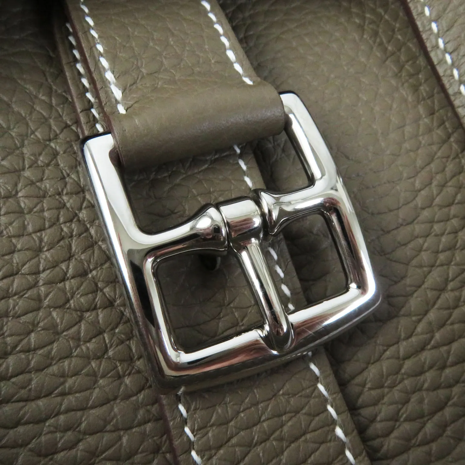 HERMES Shoulder Bag Taurillon Clemence Etope Arzan 31 Women Used