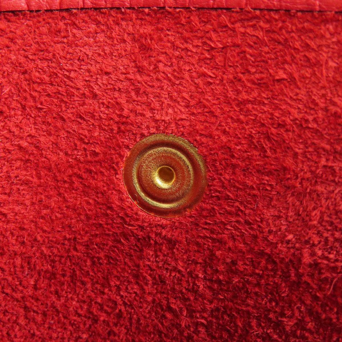 HERMES Shoulder Bag Taurillon Clemence Red Evelyn TPM Gold Metal