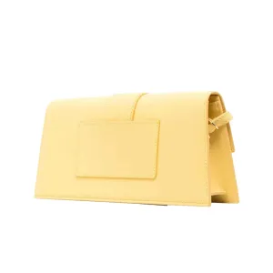 Jacquemus Le Bambino Long Shoulder Bag in Yellow