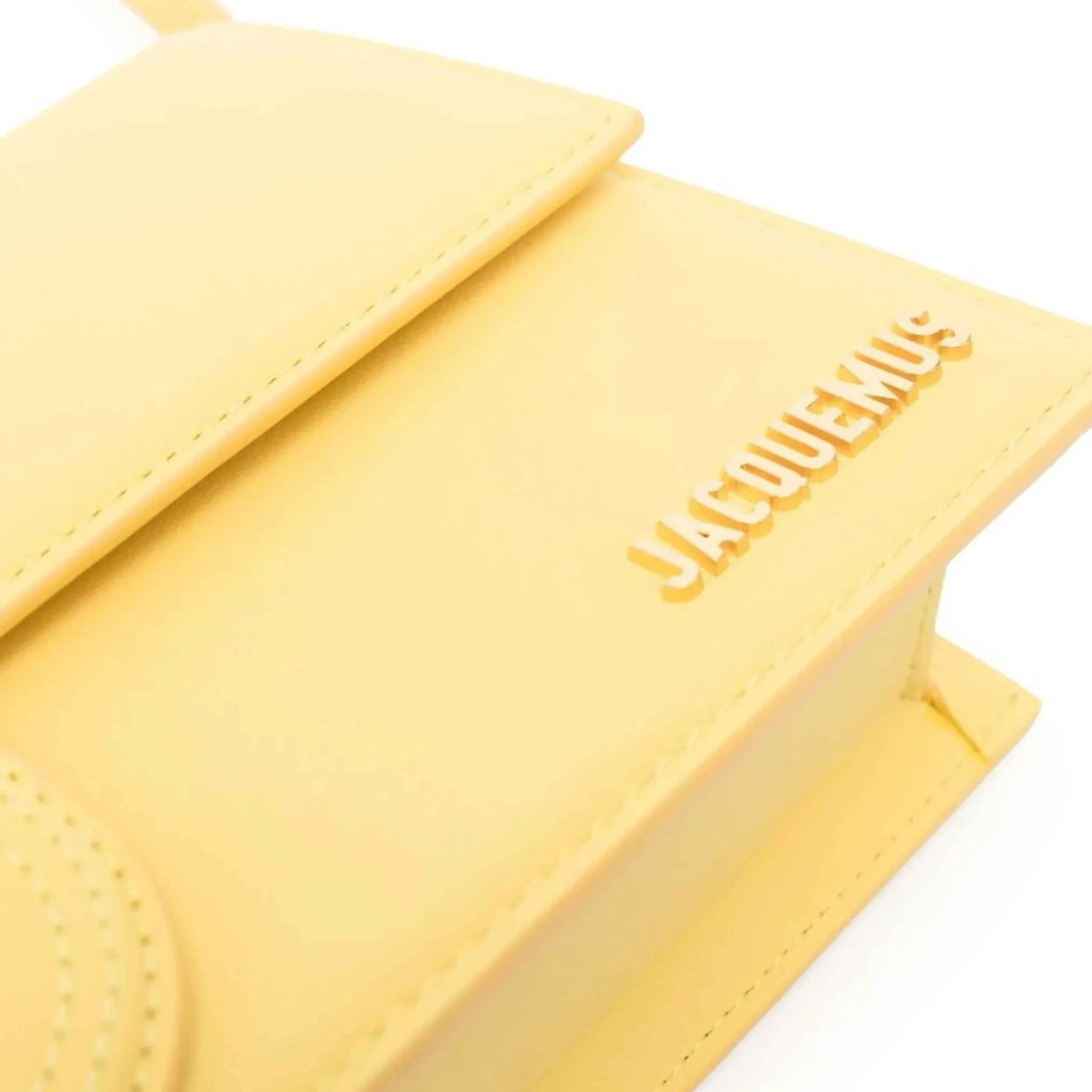 Jacquemus Le Bambino Long Shoulder Bag in Yellow