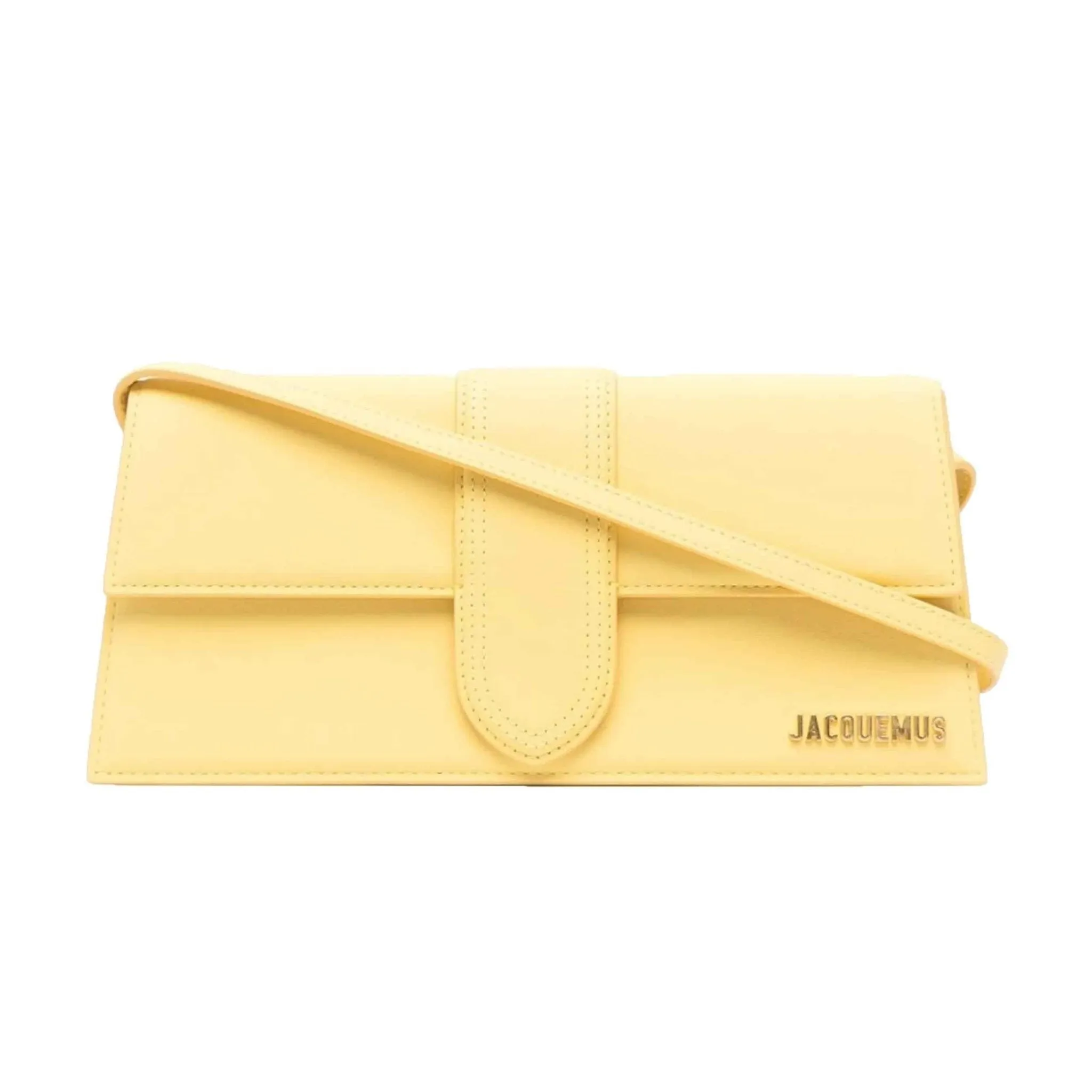 Jacquemus Le Bambino Long Shoulder Bag in Yellow