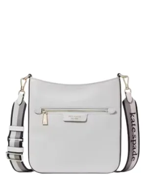Kate Spade New York Hudson Colorblocked Pebbled Leather Large Messenger Crossbody