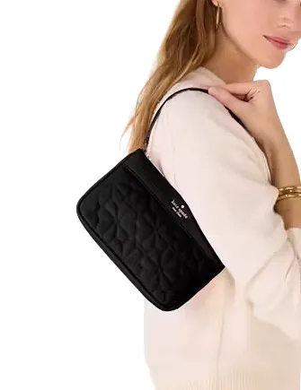 Kate Spade New York Spade Flower Quilted Nylon Convertible Wristlet