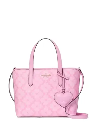 Kate Spade New York Spade Flower Small Tote With Heart Dangle