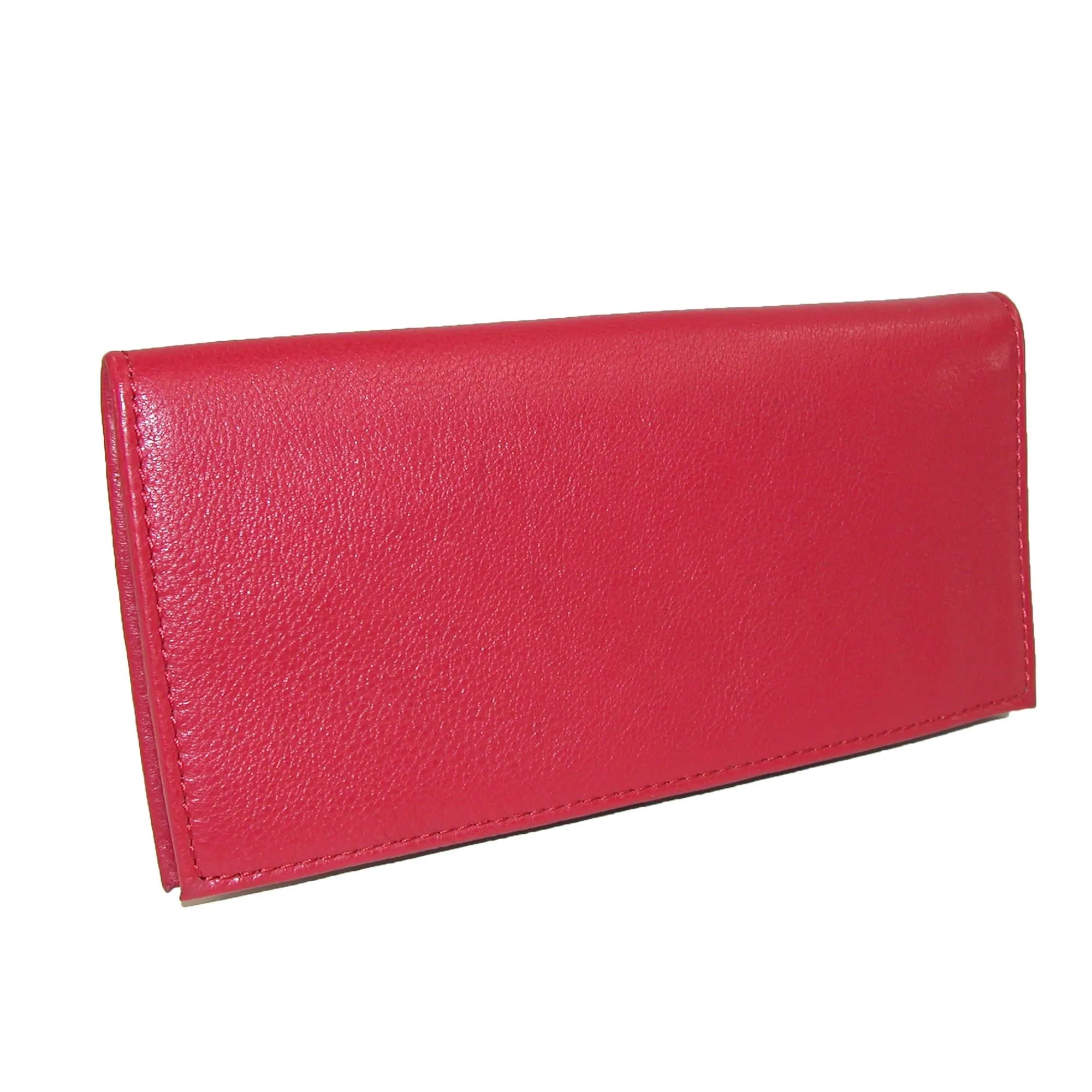 Leather Checkbook Cover Wallet