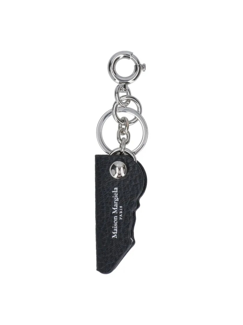 Leather Keyring ?Black