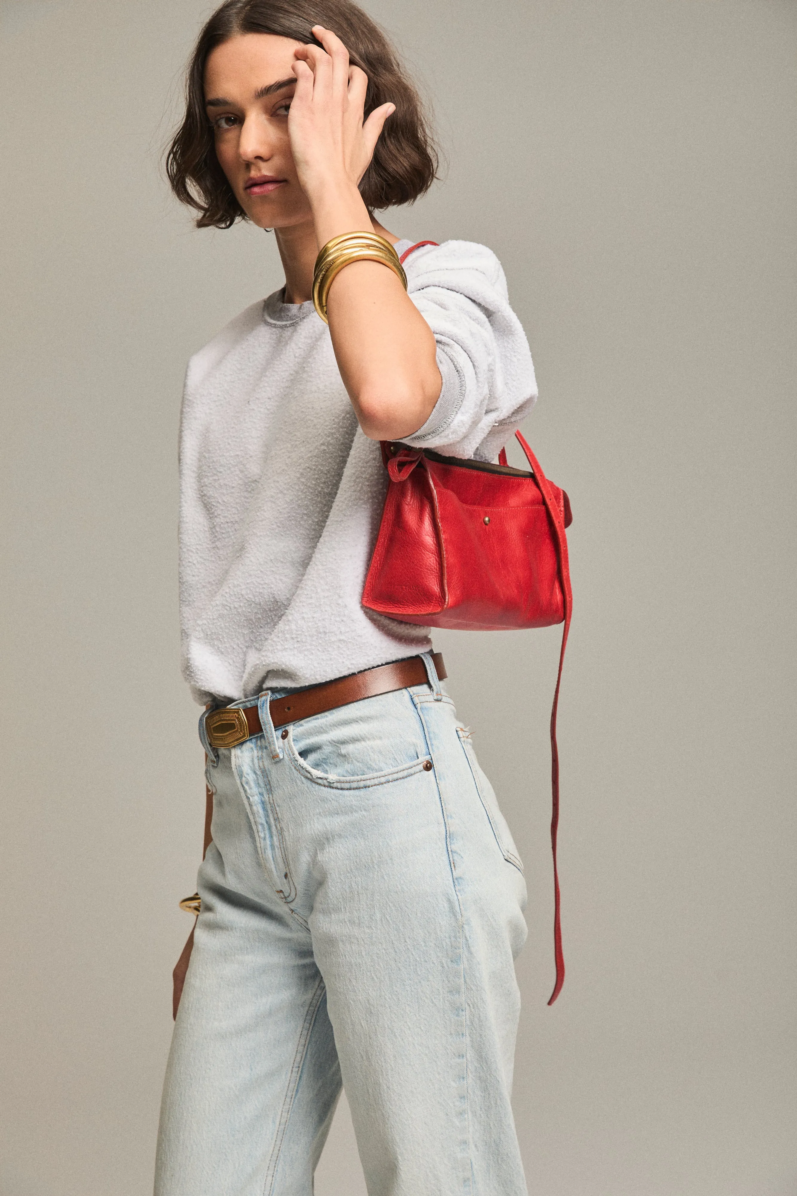 Lily Crossbody - Heritage "Broken-In" Leather Oxblood Burgundy