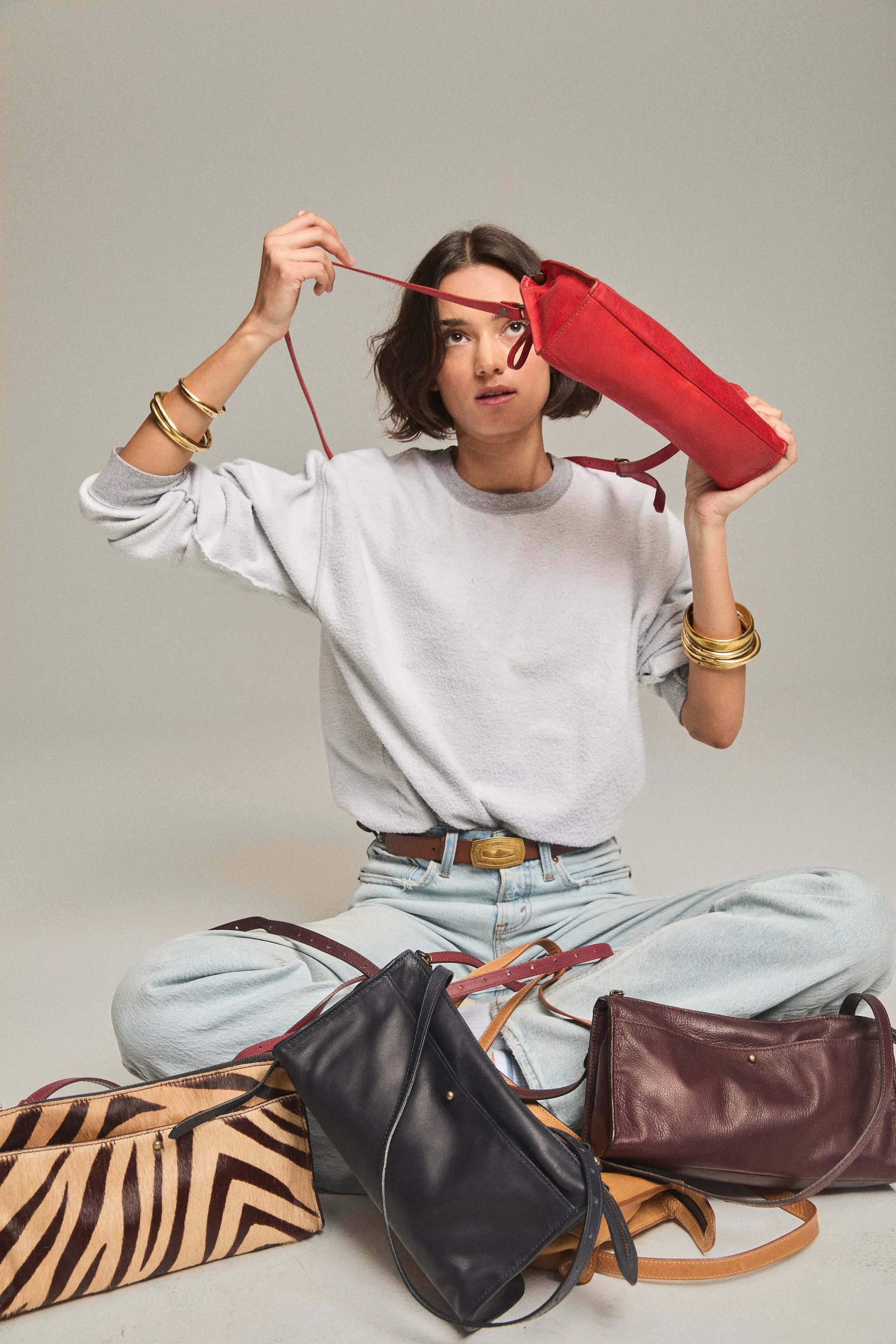 Lily Crossbody - Heritage "Broken-In" Leather Oxblood Burgundy