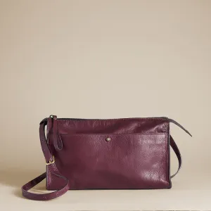 Lily Crossbody - Heritage "Broken-In" Leather Oxblood Burgundy