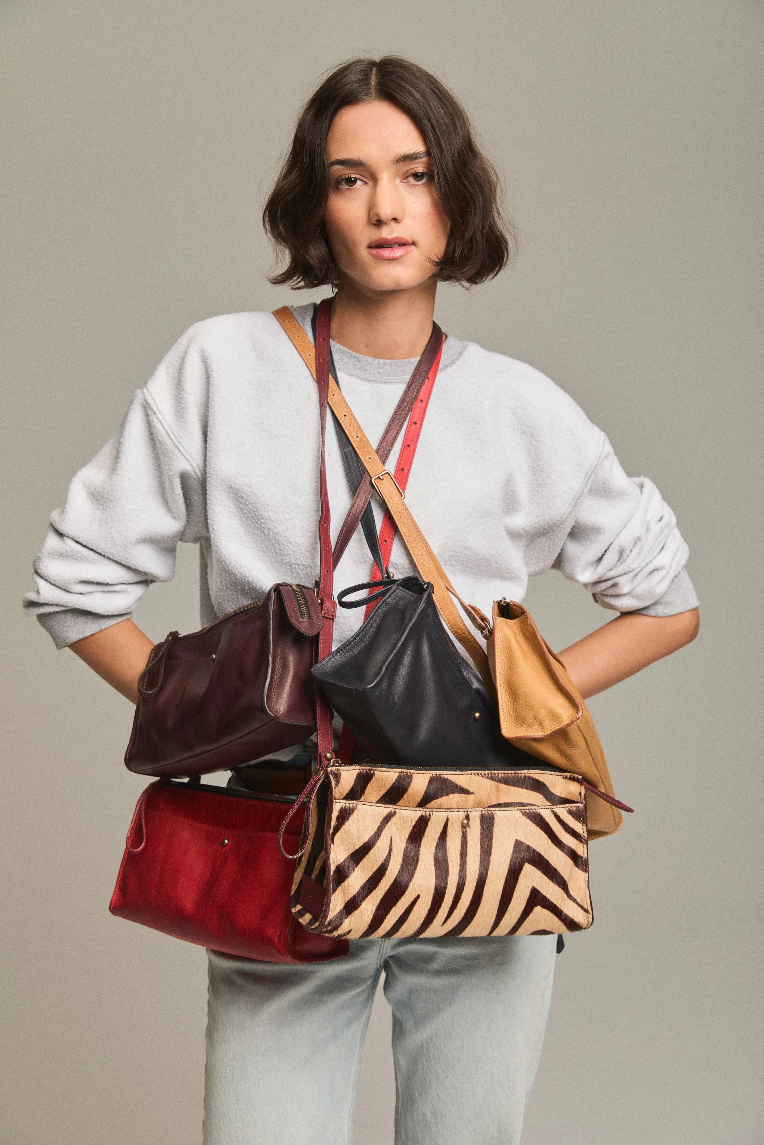 Lily Crossbody - Zebra