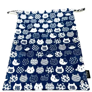 Lis..Handmade Water Resistant shoes bag (Neko 102)