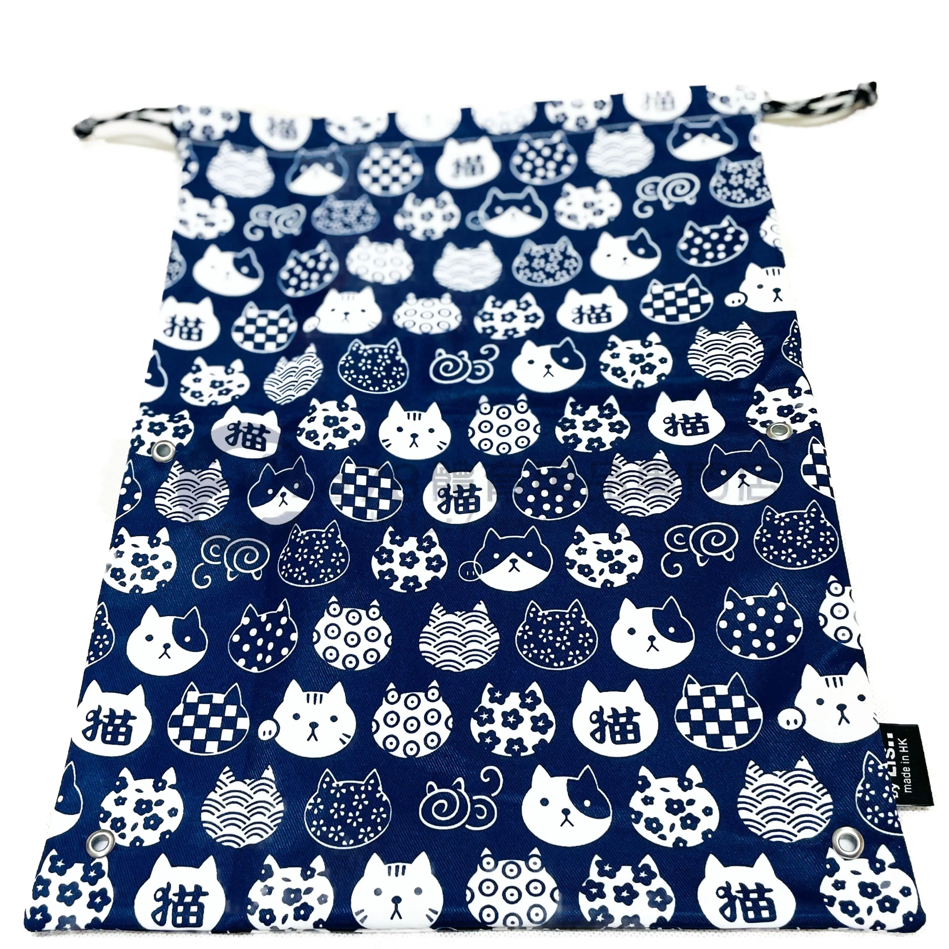 Lis..Handmade Water Resistant shoes bag (Neko 102)