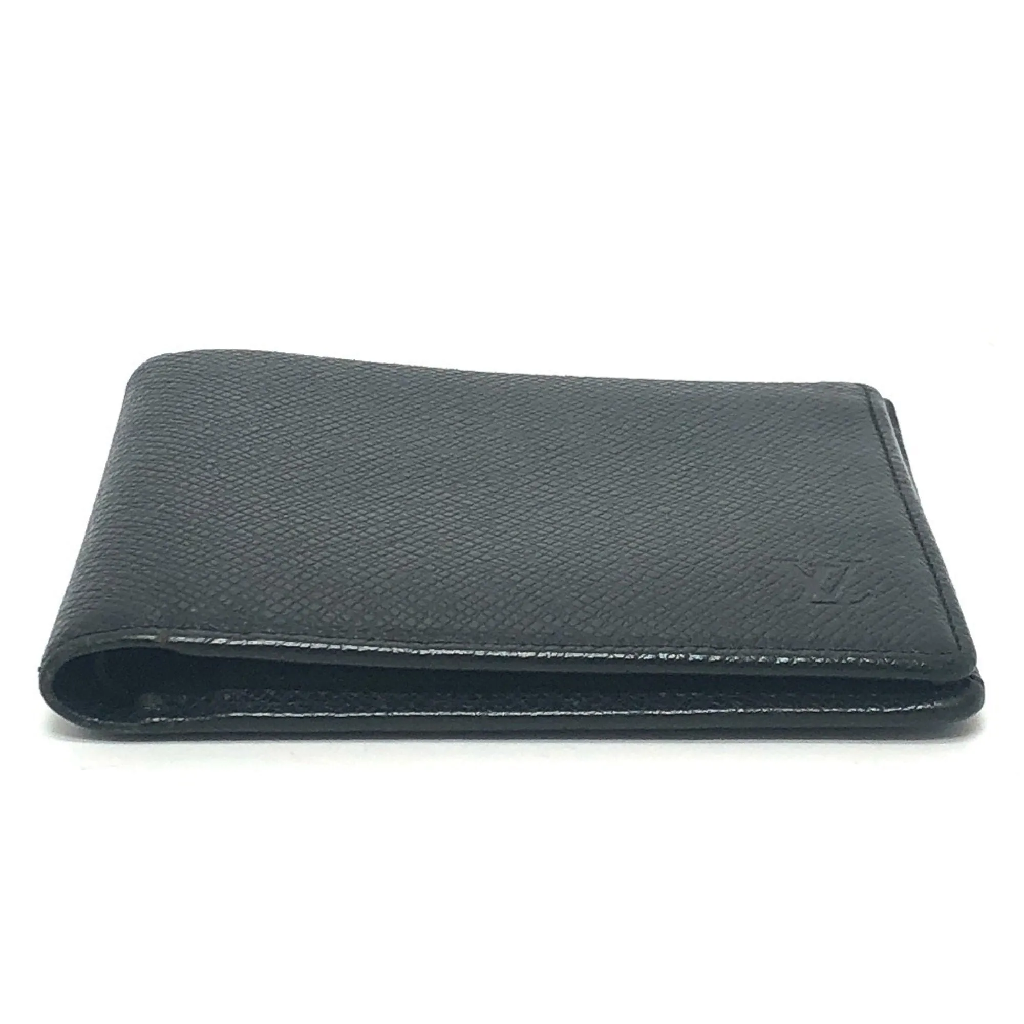 Louis Vuitton Ardoise Taiga Leather Wallet (Bi-Fold) (Pre-Owned)