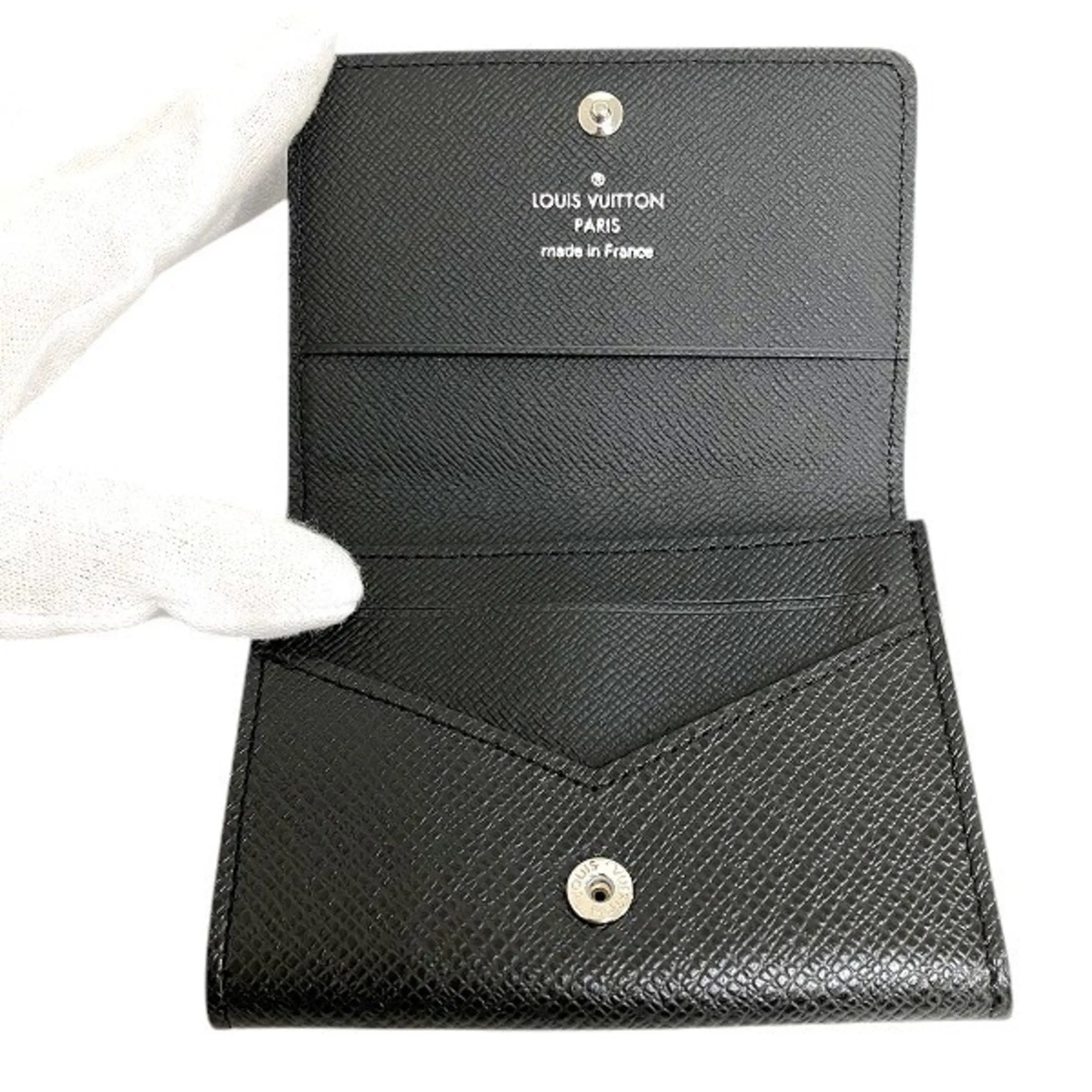 Louis Vuitton Leather Card Case (Pre-Owned)