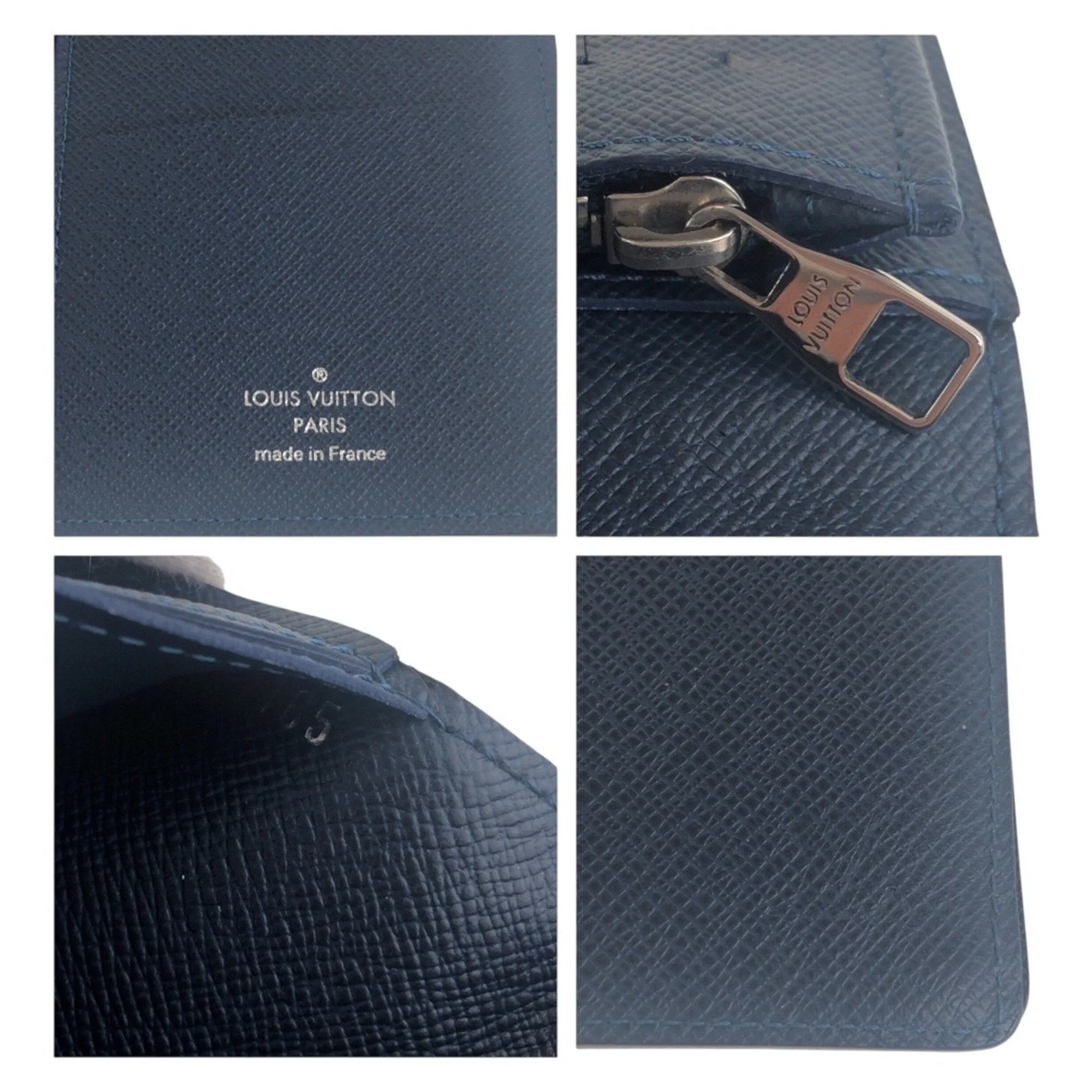 Louis Vuitton Leather Long Wallet (Bi-Fold) (Pre-Owned)