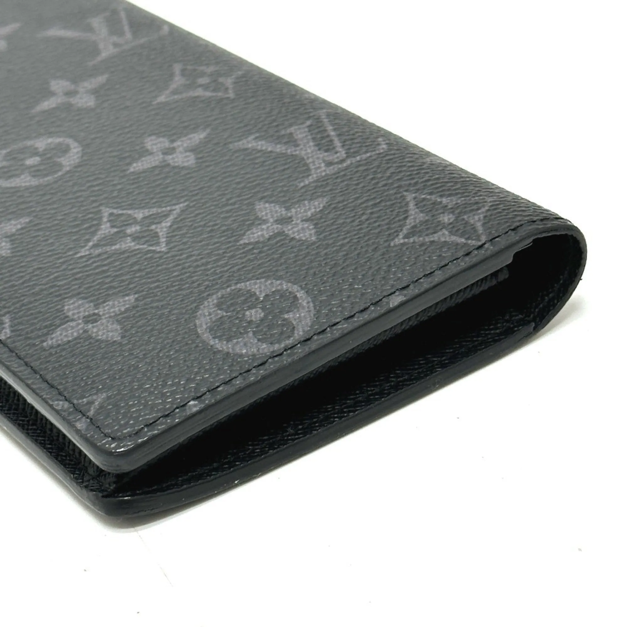 Louis Vuitton Monogram Eclipse Canvas Long Wallet (Bi-Fold) (Pre-Owned)