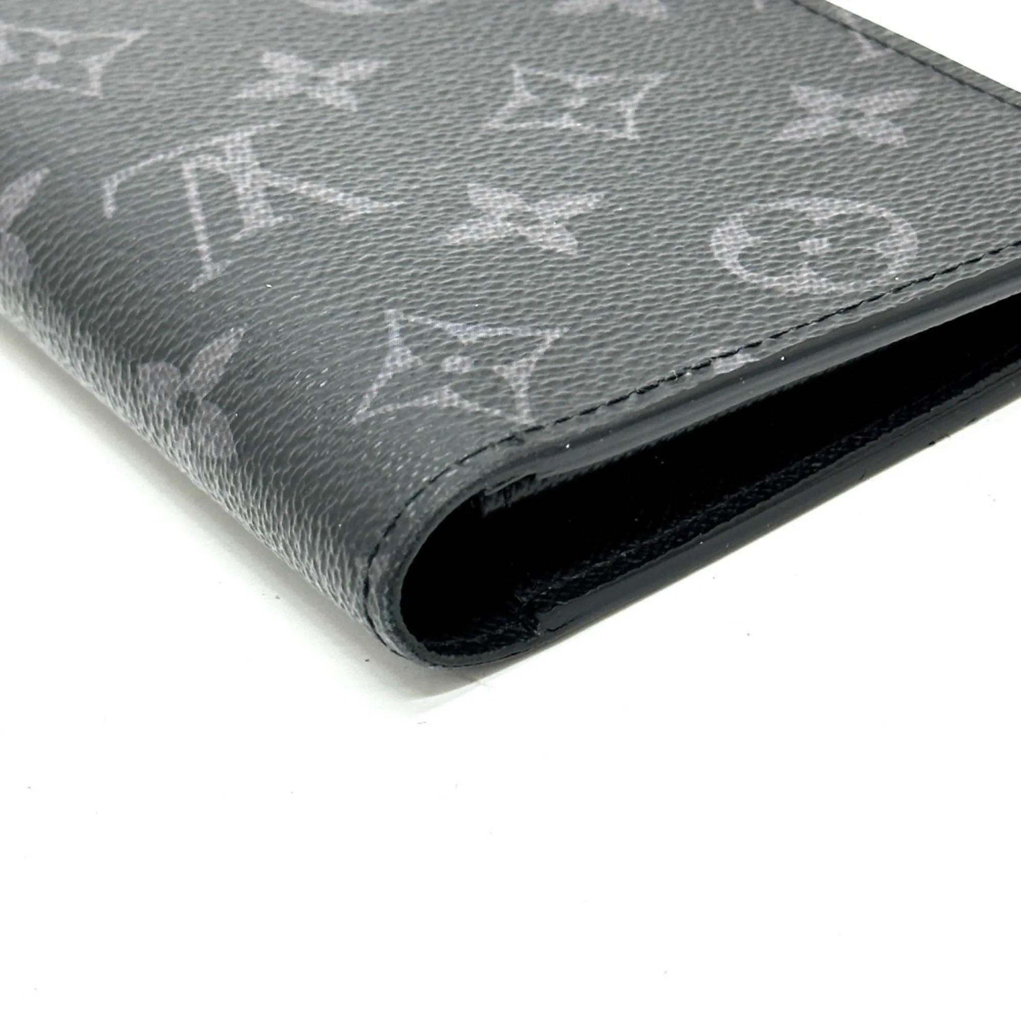 Louis Vuitton Monogram Eclipse Canvas Long Wallet (Bi-Fold) (Pre-Owned)