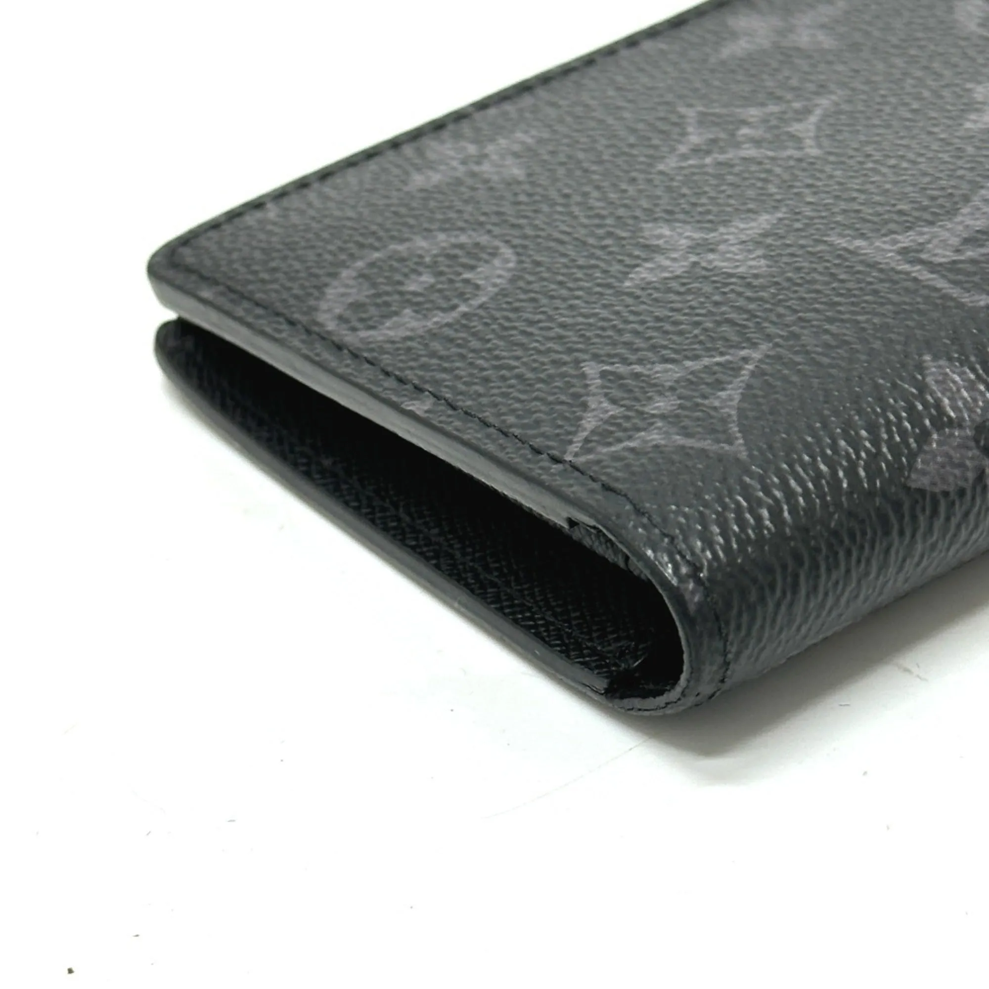 Louis Vuitton Monogram Eclipse Canvas Long Wallet (Bi-Fold) (Pre-Owned)