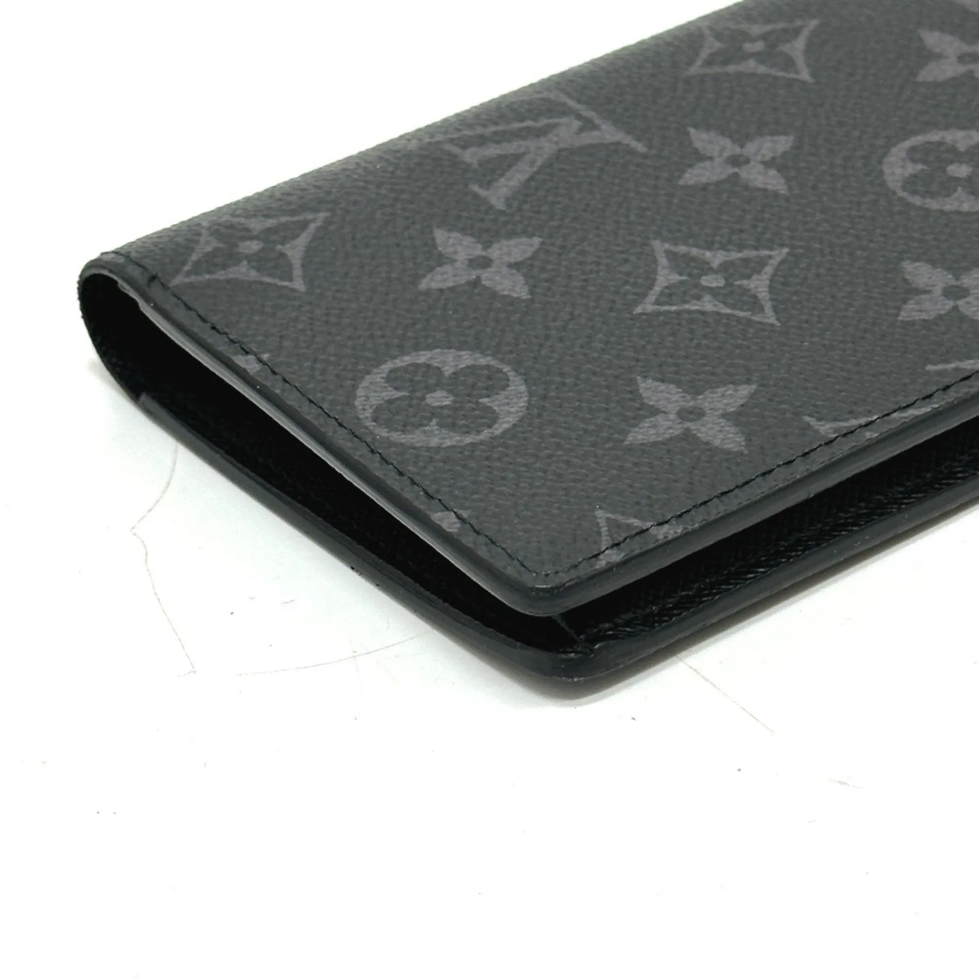 Louis Vuitton Monogram Eclipse Canvas Long Wallet (Bi-Fold) (Pre-Owned)