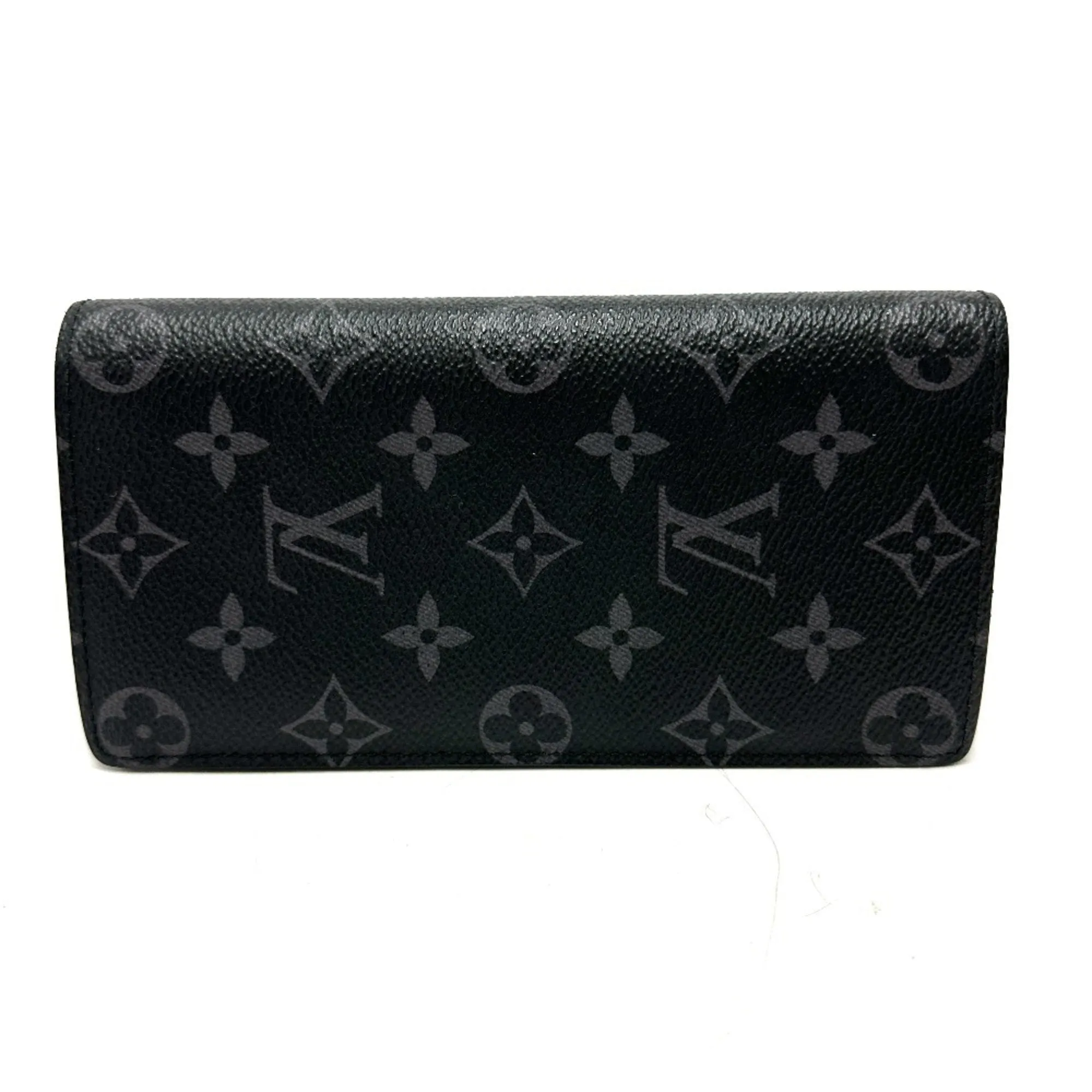 Louis Vuitton Monogram Eclipse Canvas Long Wallet (Bi-Fold) (Pre-Owned)