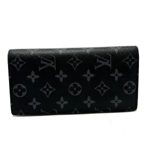 Louis Vuitton Monogram Eclipse Canvas Long Wallet (Bi-Fold) (Pre-Owned)