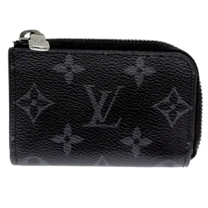 Louis Vuitton Monogram Eclipse Coin Purse/Coin Case (Pre-Owned)