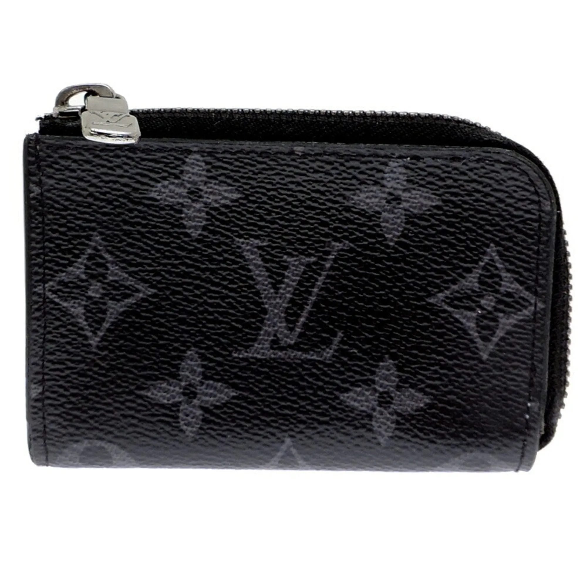 Louis Vuitton Monogram Eclipse Coin Purse/Coin Case (Pre-Owned)
