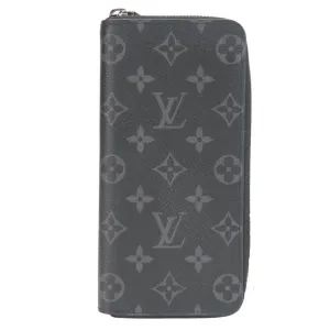 Louis Vuitton Monogram Eclipse  Monogram Eclipse Long Wallet (Bi-Fold) (Pre-Owned)