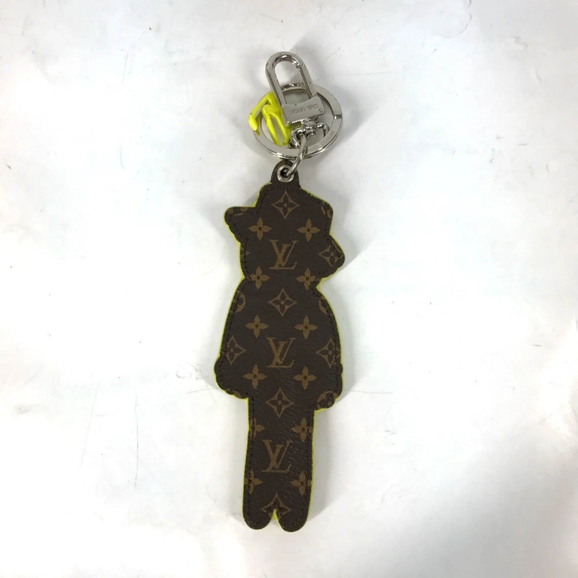 Louis Vuitton Monogram Monogram Leather Monogram Keyring (Pre-Owned)
