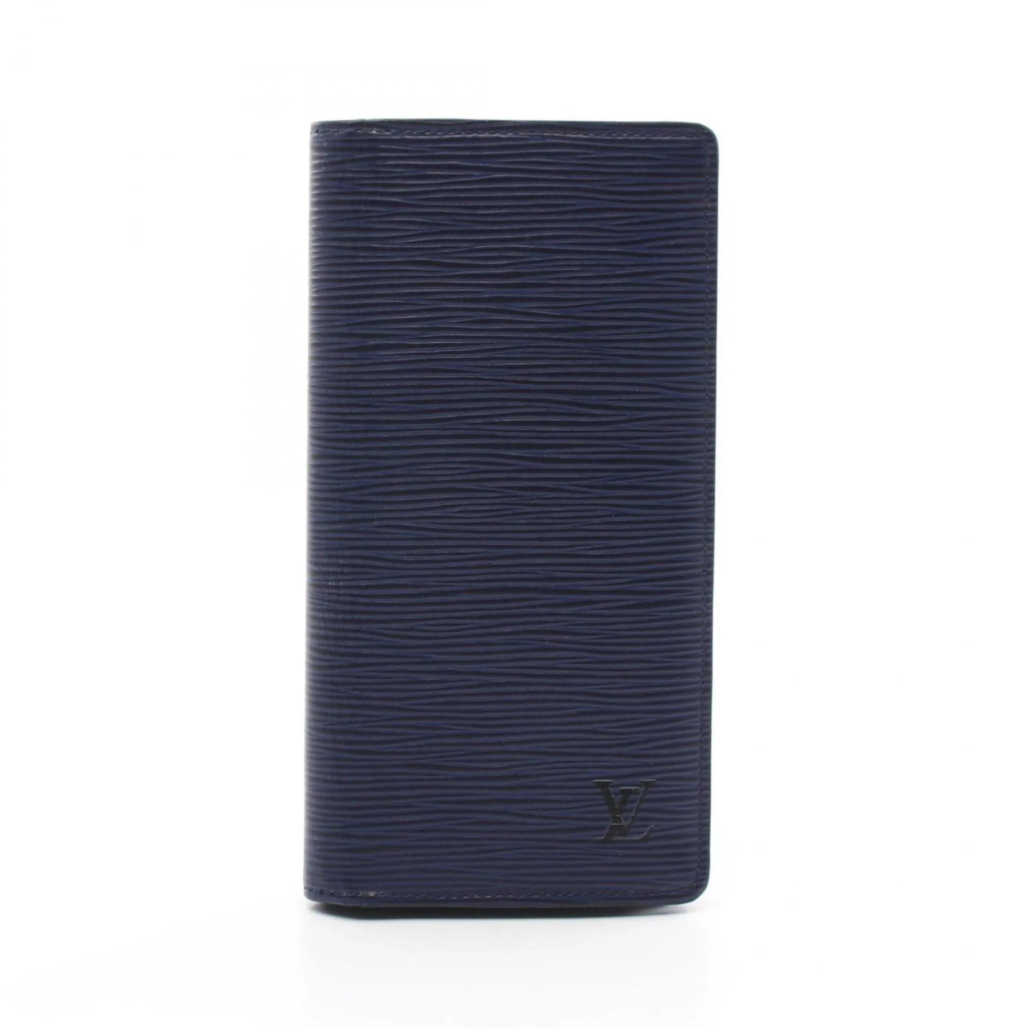 Louis Vuitton  Navy Epi Leather Pvc Coated Canvas Monogram Eclipse Long Wallet (Bi-Fold) (Pre-Owned)