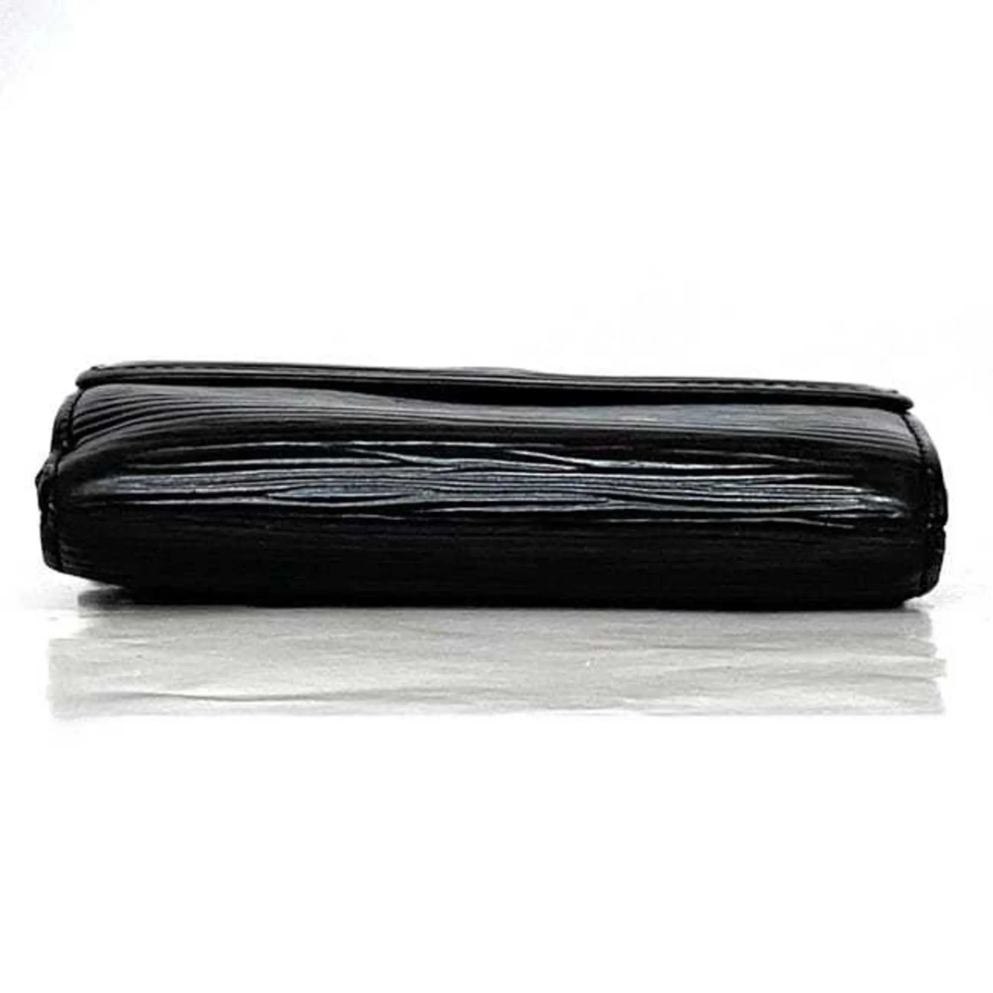 Louis Vuitton Noir Epi Leather Wallet (Tri-Fold) (Pre-Owned)
