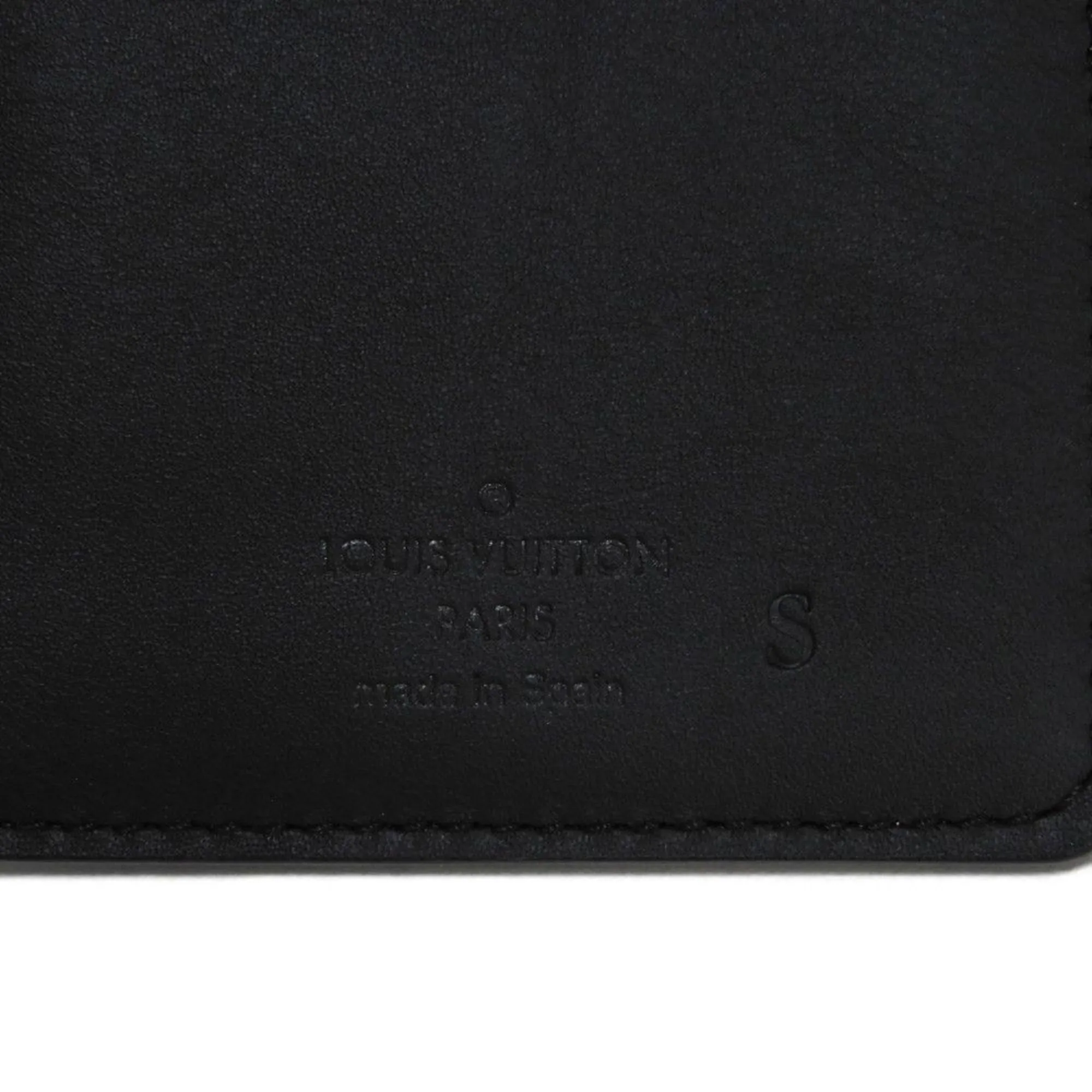 Louis Vuitton Noir Monogram Shadow Long Wallet (Bi-Fold) (Pre-Owned)