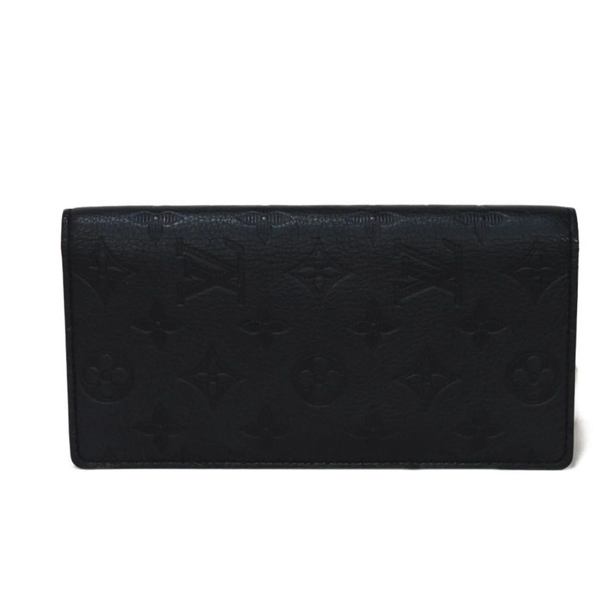 Louis Vuitton Noir Monogram Shadow Long Wallet (Bi-Fold) (Pre-Owned)