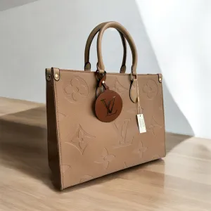 LOUIS VUITTON ON THE GO MONOGRAM TOTE BAG