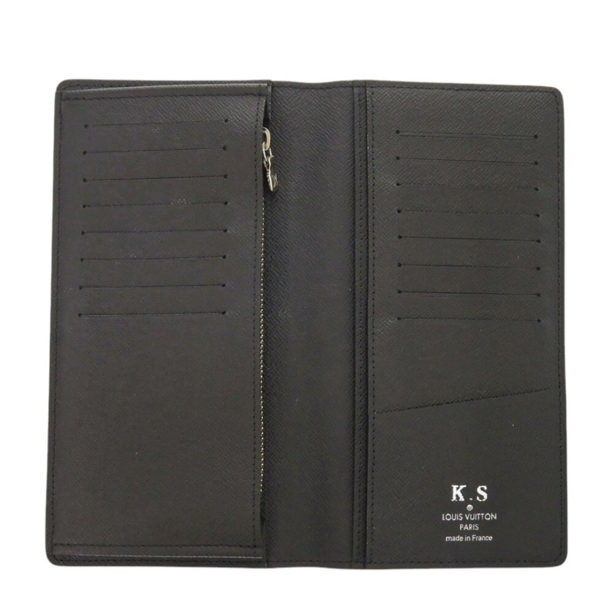 Louis Vuitton Taiga Leather Long Wallet (Bi-Fold) (Pre-Owned)