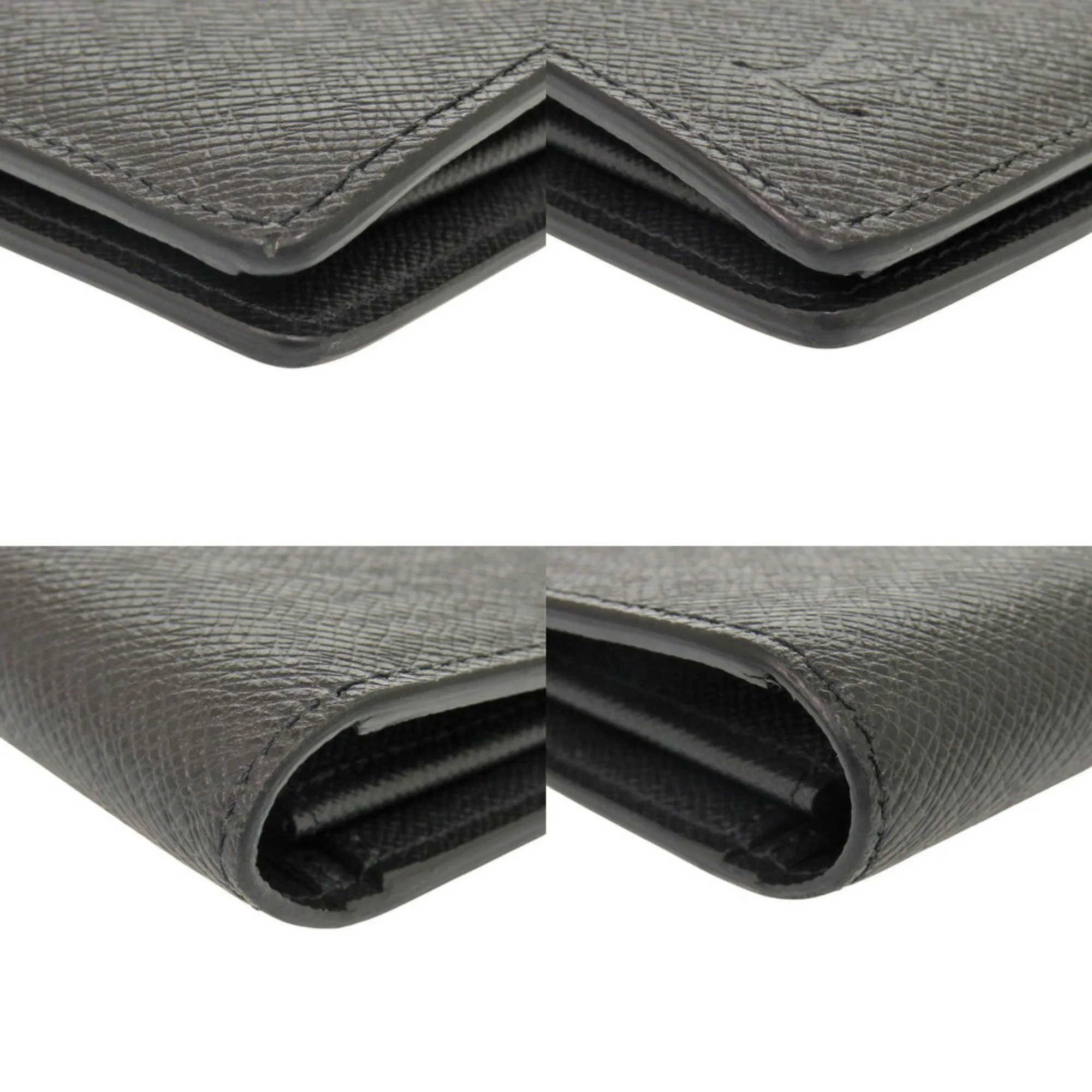 Louis Vuitton Taiga Leather Long Wallet (Bi-Fold) (Pre-Owned)