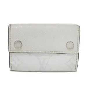 Louis Vuitton Taiga Leather Monogram Leather Wallet (Tri-Fold) (Pre-Owned)