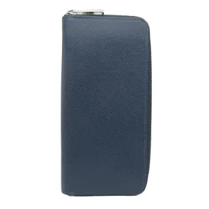 Louis Vuitton Taiga Navy Ocean Taiga Leather Long Wallet (Bi-Fold) (Pre-Owned)