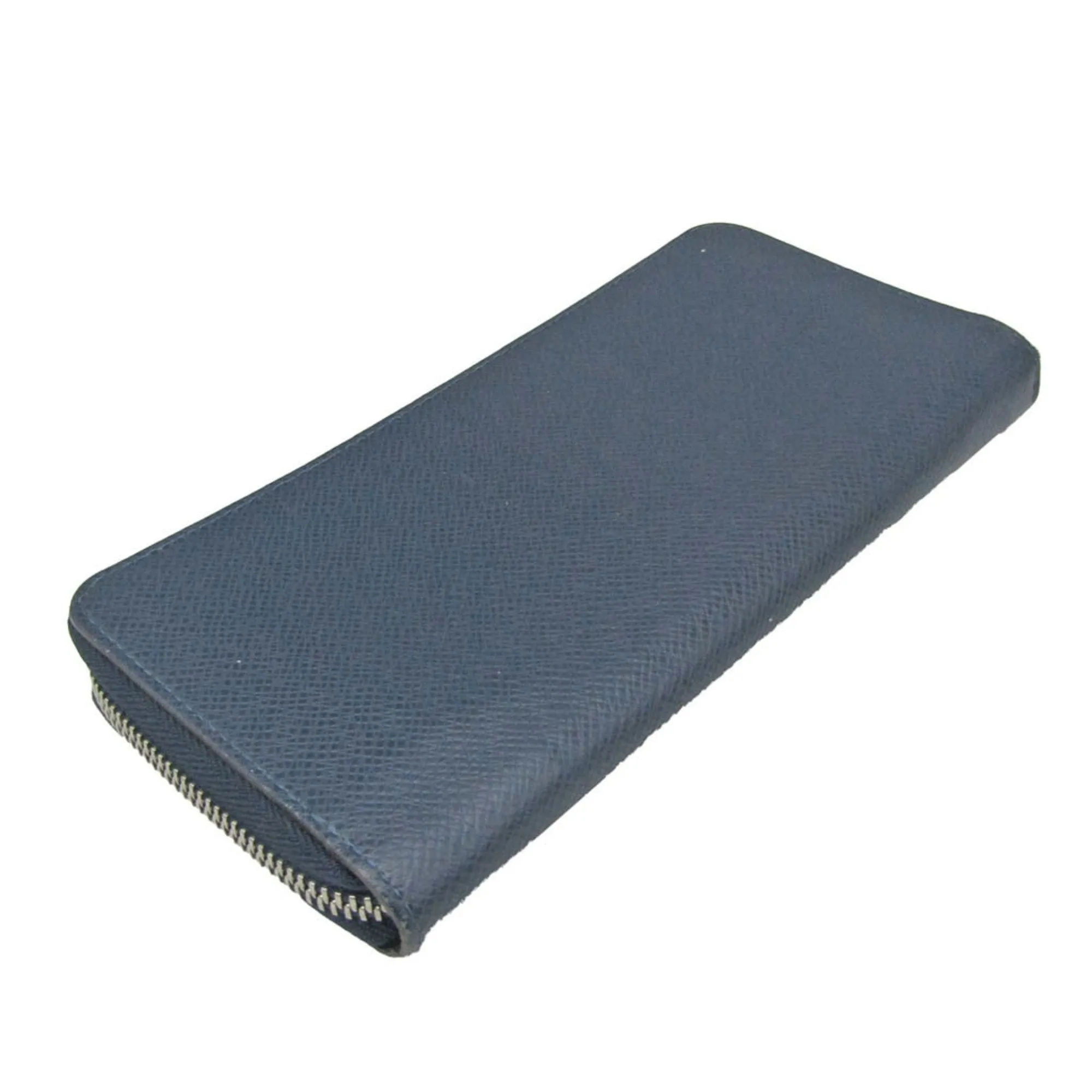 Louis Vuitton Taiga Navy Ocean Taiga Leather Long Wallet (Bi-Fold) (Pre-Owned)
