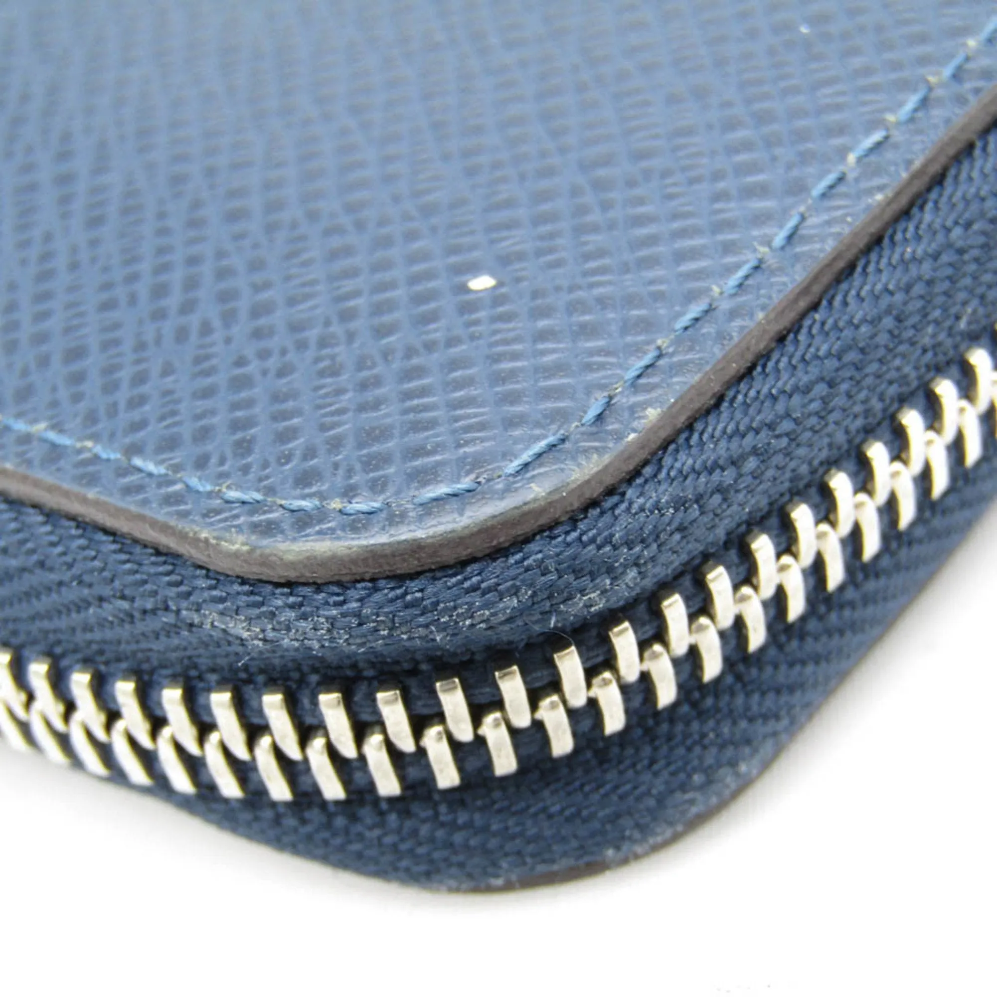 Louis Vuitton Taiga Navy Ocean Taiga Leather Long Wallet (Bi-Fold) (Pre-Owned)