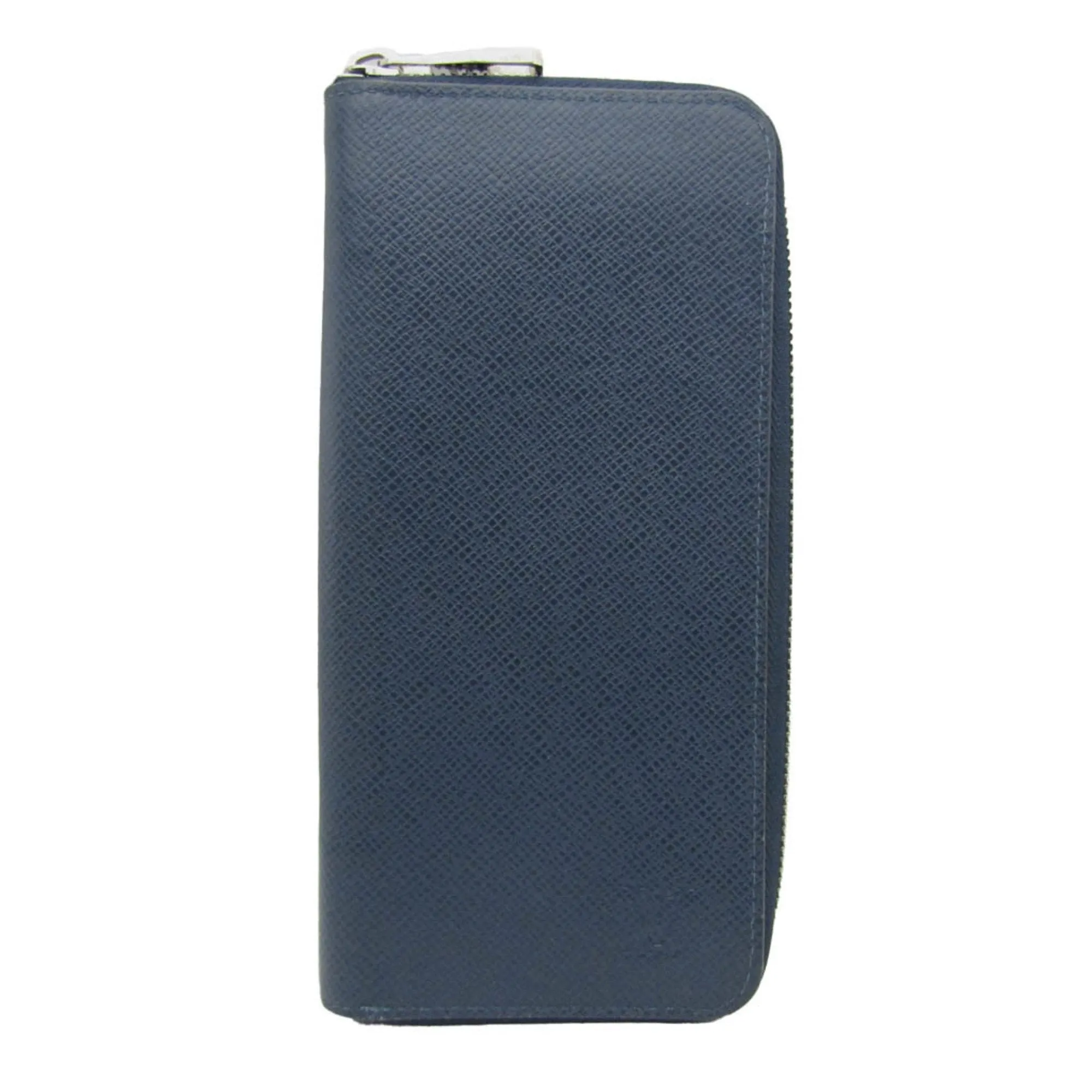 Louis Vuitton Taiga Navy Ocean Taiga Leather Long Wallet (Bi-Fold) (Pre-Owned)