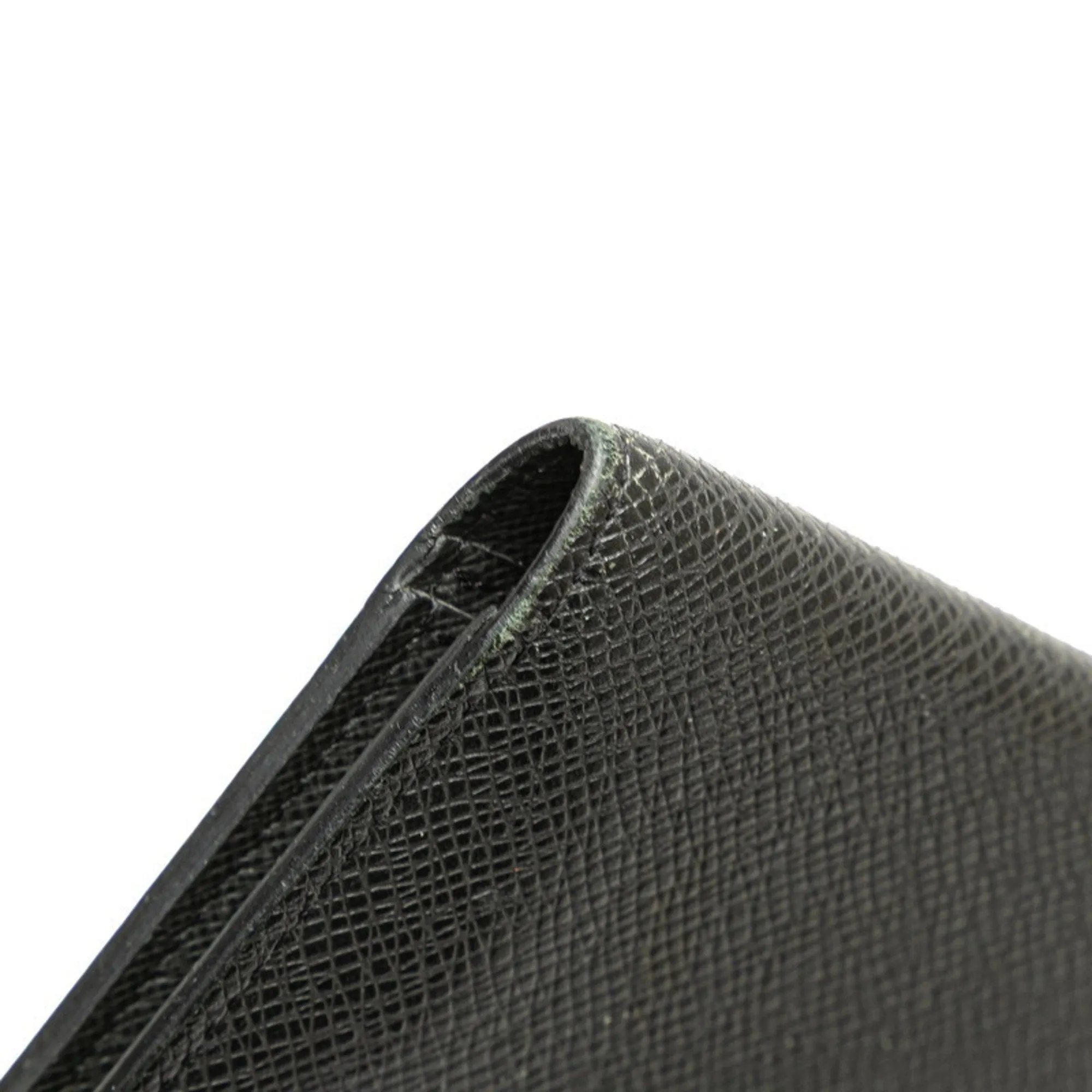Louis Vuitton Taiga Noir Taiga Leather Coin Purse/Coin Case (Pre-Owned)