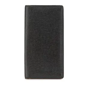 Louis Vuitton Taiga Noir Taiga Leather Coin Purse/Coin Case (Pre-Owned)