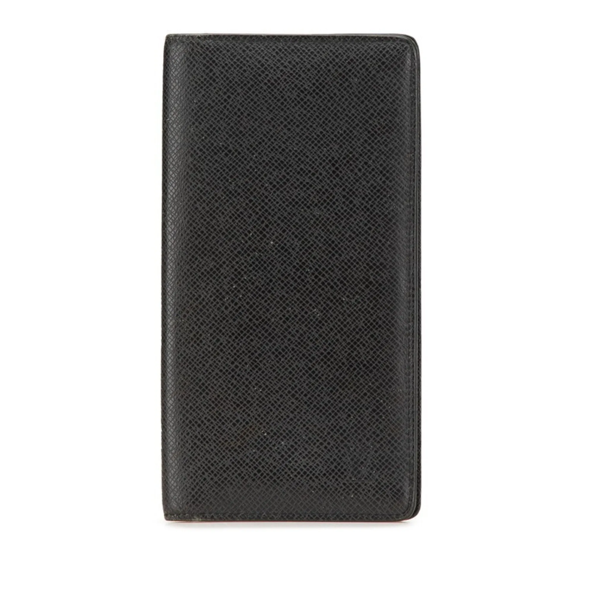 Louis Vuitton Taiga Noir Taiga Leather Coin Purse/Coin Case (Pre-Owned)