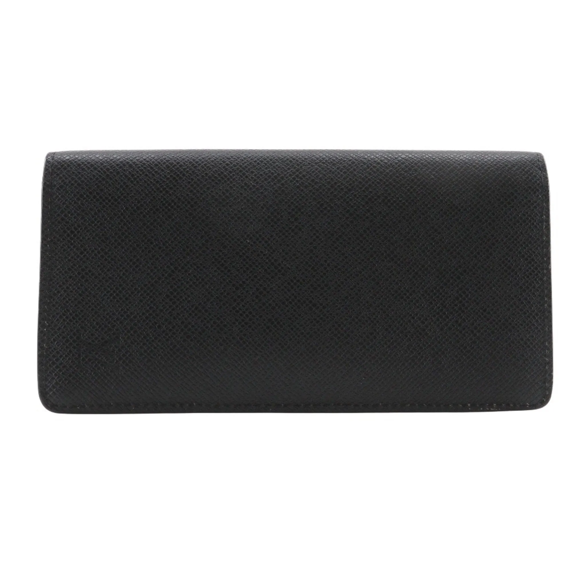 Louis Vuitton Taiga Noir Taiga Leather Long Wallet (Bi-Fold) (Pre-Owned)