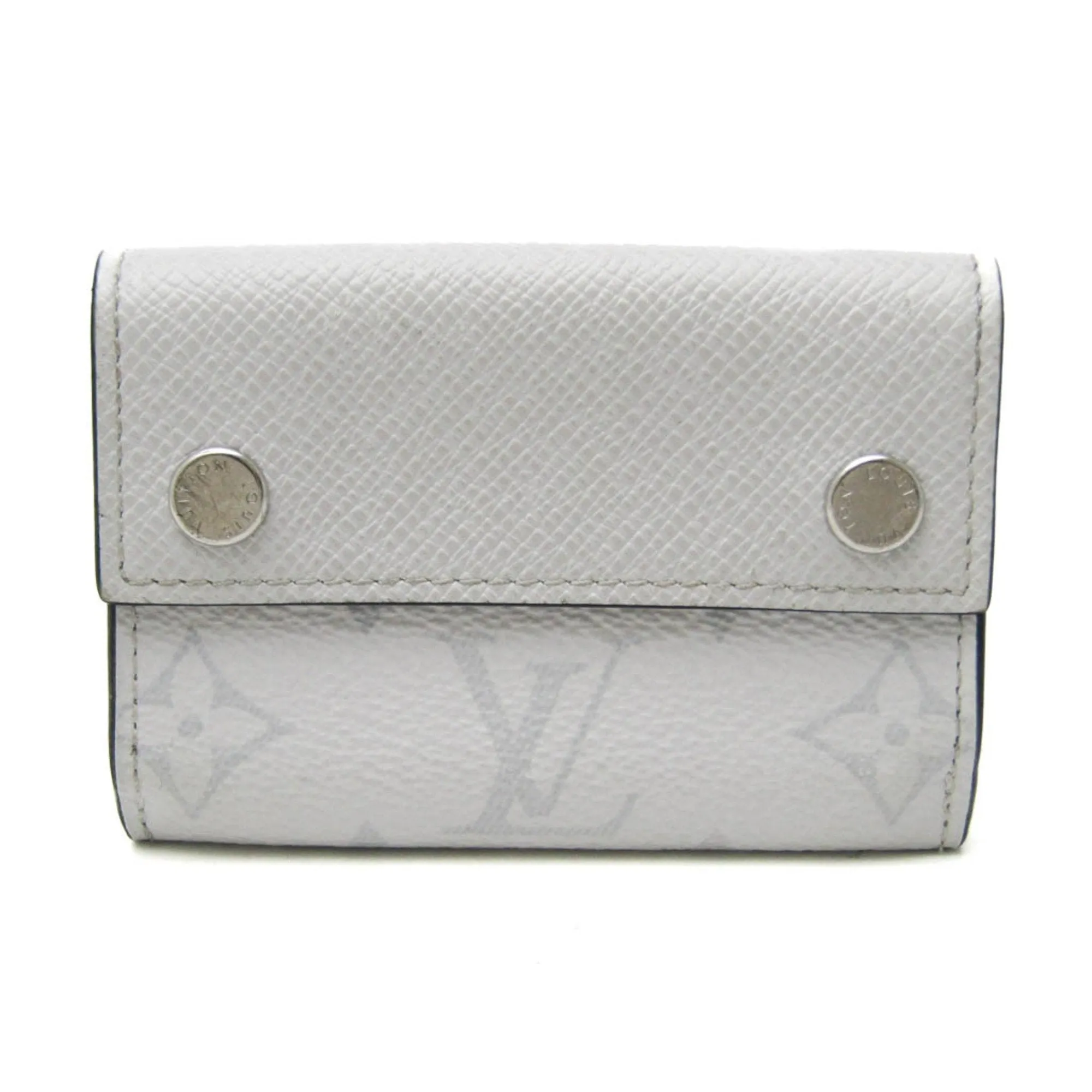 Louis Vuitton Taiga Taiga Leather Monogram Wallet (Tri-Fold) (Pre-Owned)